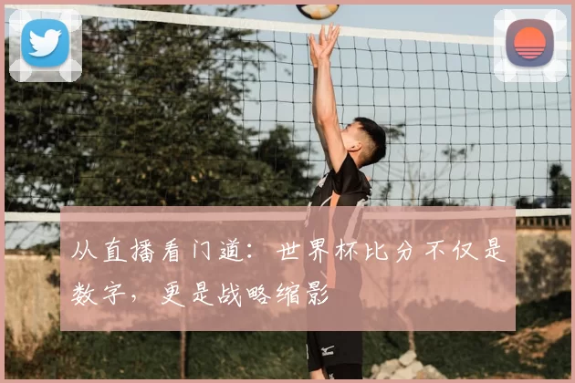 从直播看门道：世界杯比分不仅是数字，更是战略缩影