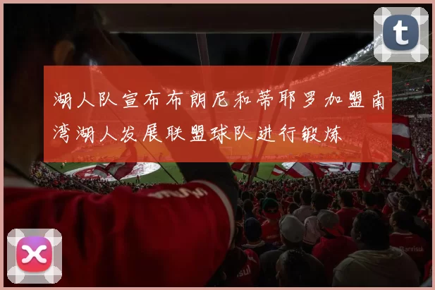 湖人队宣布布朗尼和蒂耶罗加盟南湾湖人发展联盟球队进行锻炼