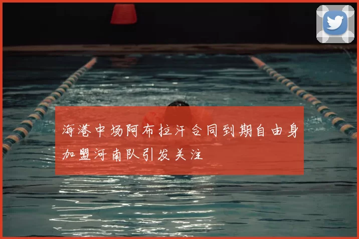 海港中场阿布拉汗合同到期自由身加盟河南队引发关注