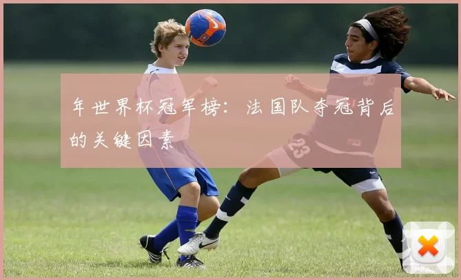 年世界杯冠军榜：法国队夺冠背后的关键因素